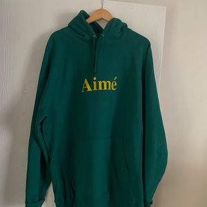Green Aime Leon Dore hoodie size XXL